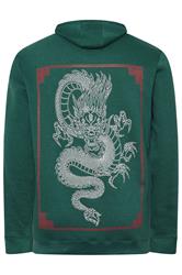 BadRhino Big & Tall Green Dragon Graphic Hoodie | BadRhino 2