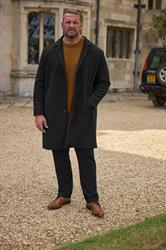 BadRhino Big & Tall Black Formal Overcoat | BadRhino 1