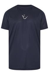 IronRhino Big & Tall Navy Blue Performance T-Shirt