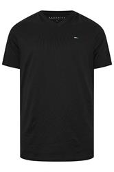 BadRhino Big & Tall Black 5 Pack V-Neck T-Shirts | BadRhino 2