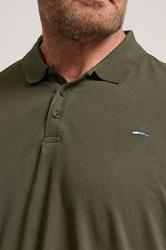BadRhino Khaki Green Essential Polo Shirt | BadRhino 4