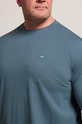 BadRhino Big & Tall Petrol Blue Core Long Sleeve T-Shirt | BadRhino 4