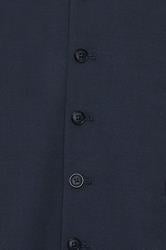 D555 Big & Tall Black Suit Waistcoat | BadRhino 6