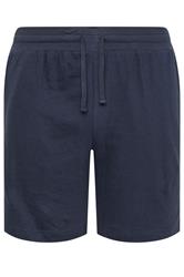 BadRhino Big & Tall Navy Blue Textured Shorts