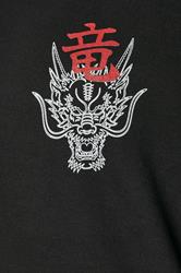 BadRhino Big & Tall Black Dragon Graphic Hoodie | BadRhino 3