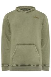 BadRhino Big & Tall Green Sun Bleached Hoodie