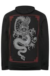 BadRhino Big & Tall Black Dragon Graphic Hoodie | BadRhino 2