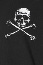 BadRhino Big & Tall Black Skull & Crossbones Graphic T-Shirt 3