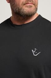 IronRhino Big & Tall Black 'Rest Day' T-Shirt | BadRhino 4
