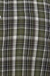 BadRhino Big & Tall Green Check Print Short Sleeve Shirt | BadRhino 7