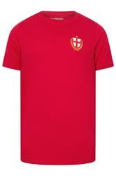 BadRhino Big & Tall Red England Crest T-Shirt