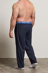 BadRhino Big & Tall Navy Blue Lounge Trousers | BadRhino 3