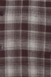 BadRhino Big & Tall Brown Check Stripe Short Sleeve Shirt | BadRhino 7