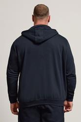 BadRhino Navy Blue Essential Zip Through Hoodie | BadRhino 3