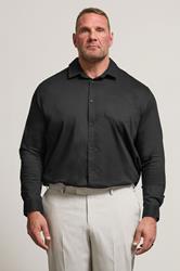 BadRhino Big & Tall Black Stretch Long Sleeve Shirt | BadRhino 3