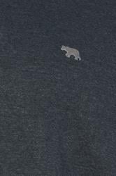 D555 Big & Tall Navy Blue Embroidered Long Sleeve Polo Shirt | BadRhino 5
