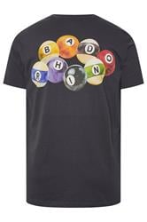 BadRhino Big & Tall Grey Billiards Club Graphic T-Shirt | BadRhino 2