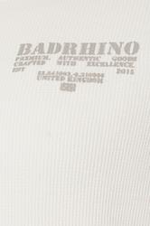 BadRhino Big & Tall Off-White Military Waffle Texture Long sleeve T-Shirt | BadRhino 3