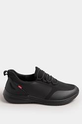 D555 Black PU Lace Shoes | BadRhino 2