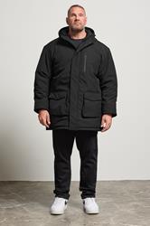 KAM Big & Tall Black Softshell Jacket 2
