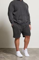 BadRhino Big & Tall Black Sun Bleached Jogger Shorts | BadRhino 3