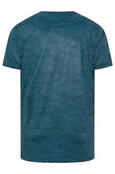 KAM Big & Tall Blue Active T-Shirt | BadRhino 4