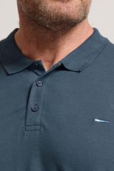 BadRhino Big & Tall Dark Blue Core Polo Shirt | BadRhino 4