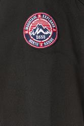 D555 Big & Tall Black Padded Soft Shell Jacket | BadRhino 3