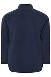 BadRhino Big & Tall Navy Blue Borg Fleece Jacket | BadRhino 2