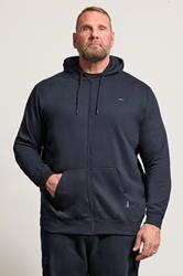 BadRhino Big & Tall 2 PACK Navy Blue Zip Through Hoodies | BadRhino 2