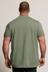 BadRhino Big & Tall Sage Green Extra Long Core T-Shirt | BadRhino 3