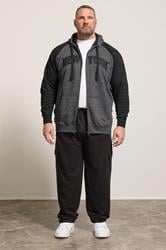 KAM Grey New York  Zip Through Hoodie | BadRhino 1