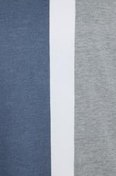 KAM Big & Tall Indigo Blue Stripe T-Shirt | BadRhino 3