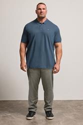 BadRhino Big & Tall Dark Blue Core Polo Shirt | BadRhino 2