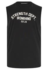 IronRhino Big & Tall Black Strength Dept Vest