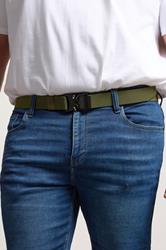 D555 Khaki Green Buckle Belt | BadRhino  3