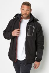 KAM Big & Tall Black Softshell Jacket | BadRhino 1
