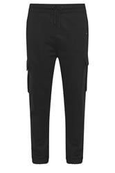 BadRhino Big & Tall Black Essential Cargo Joggers | BadRhino 5