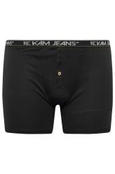 KAM 3 PACK Navy Blue & Grey Assorted Boxers | BadRhino 8