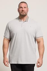 BadRhino Big & Tall Beige Brown Birdseye Polo Shirt | BadRhino 1