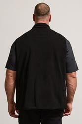 BadRhino Big & Tall Black Fleece Pocket Gilet | BadRhino 3