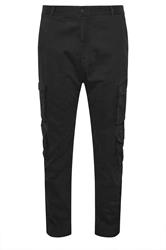 BadRhino Big & Tall Black Cargo Trousers | BadRhino 6