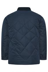 BadRhino Big & Tall Navy Blue Quilted Jacket | BadRhino 2
