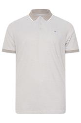 BadRhino Big & Tall Beige Brown Birdseye Polo Shirt | BadRhino 5