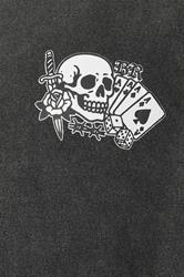 BadRhino Big & Tall Black Sun Bleached Tattoo Graphic Hoodie | BadRhino 3