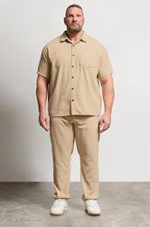 BadRhino Big & Tall Natural Brown Corduroy Overshirt | BadRhino 1