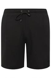 KAM Big & Tall Black Jacquard Textured Shorts