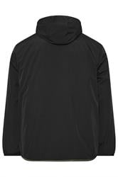 JACK & JONES Big & Tall Black Reversible Puffer Jacket | BadRhino 2