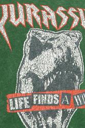BadRhino Big & Tall Green Acid Wash Jurassic Park Graphic T-Shirt | BadRhino 3