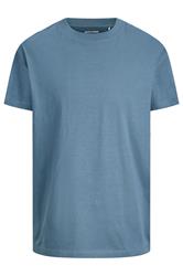 JACK & JONES Big & Tall Blue Mirage Basic T-Shirt